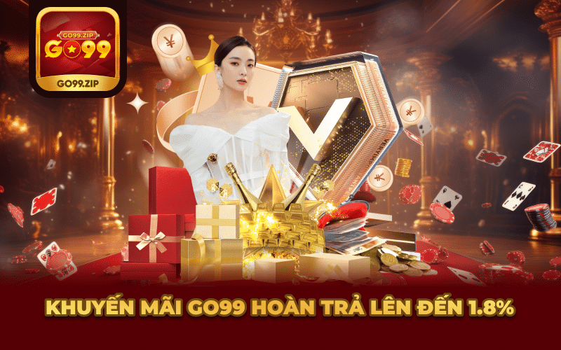 Khuyến mãi Go99 hoàn trả lên đến 1.8%